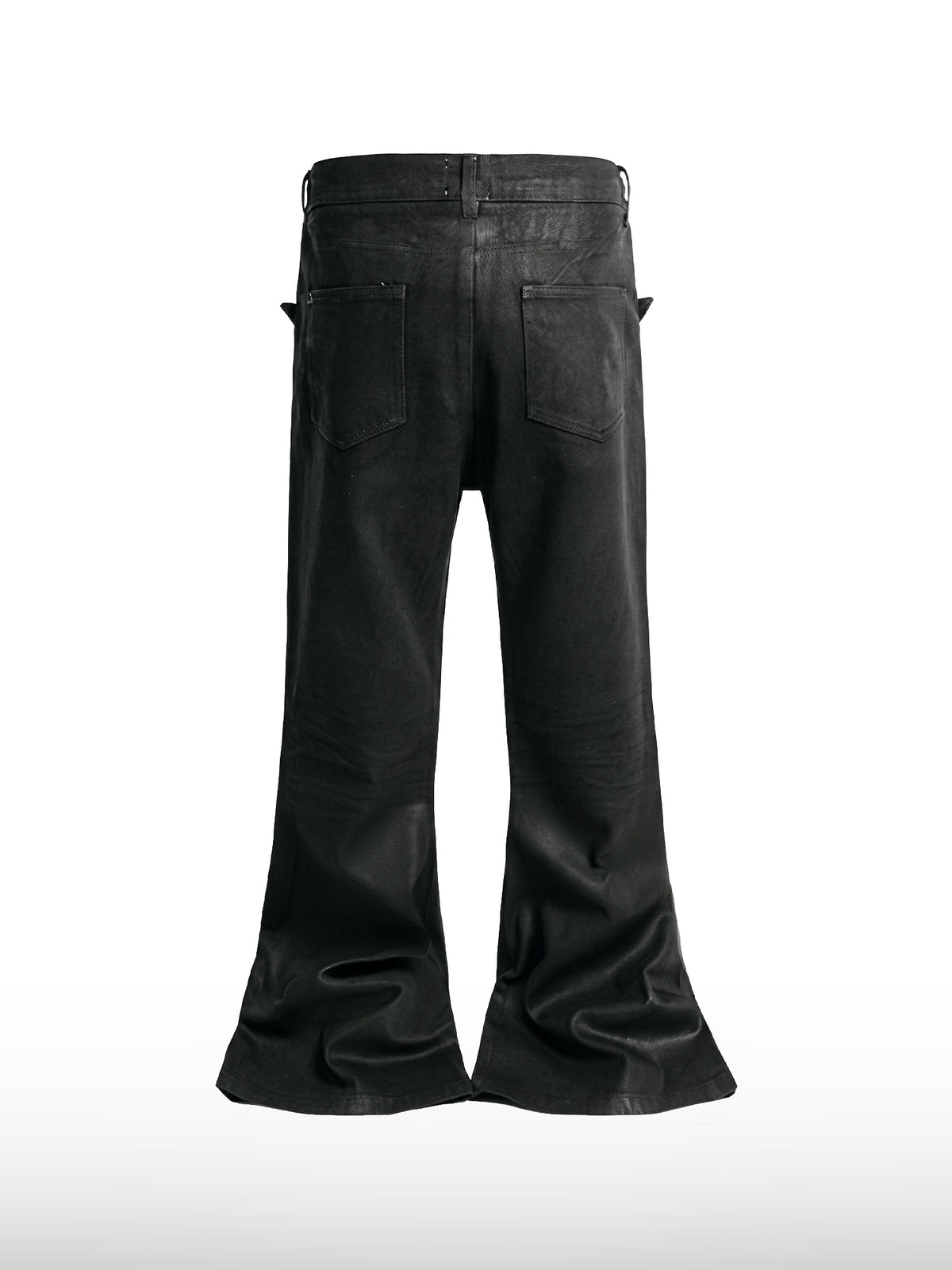 High Street Flared Black Jeans