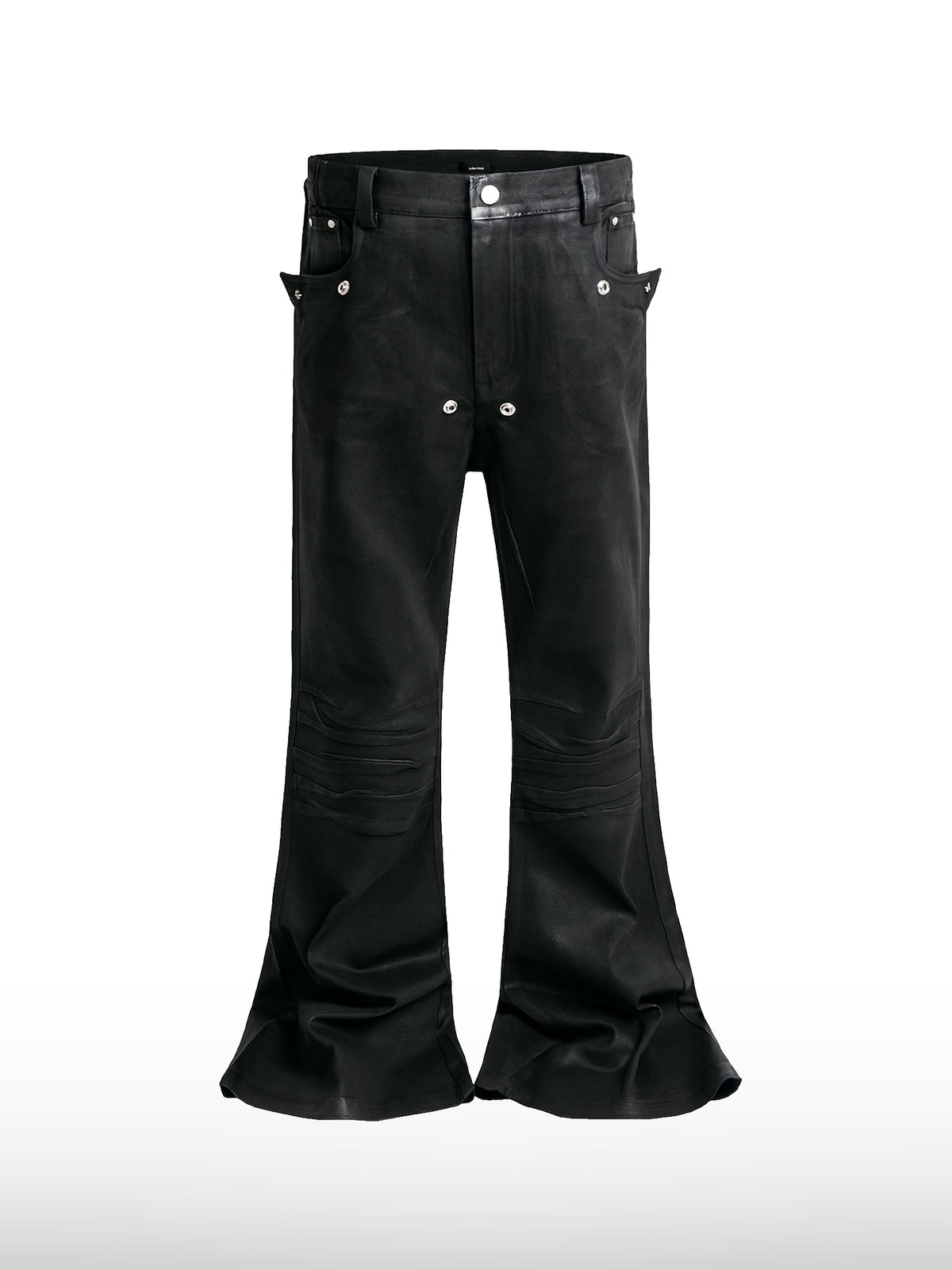 High Street Flared Black Jeans