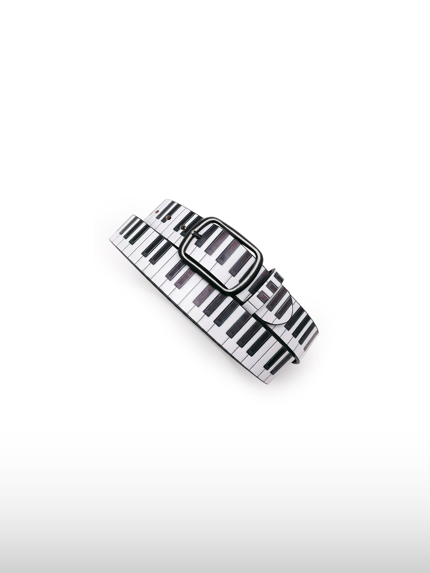 Piano Keys Leather Belt