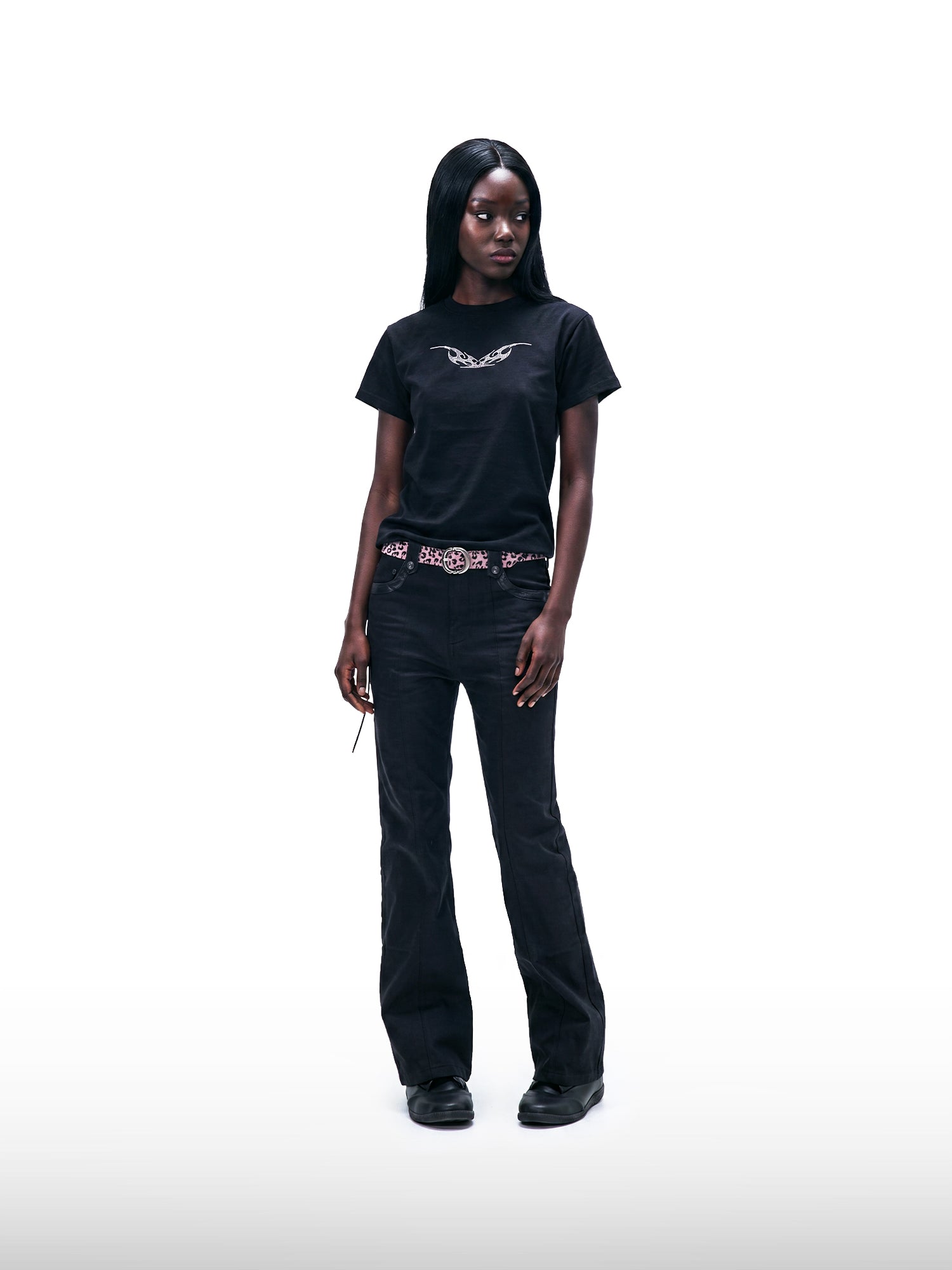 Tribal Rhinestone Slim Tee