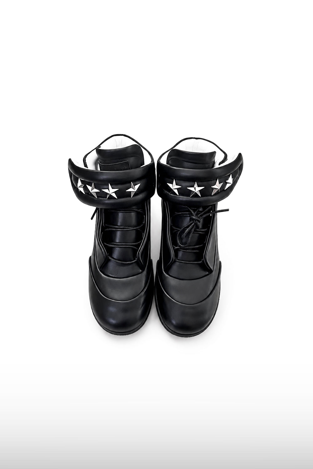 Black Star Studded Sneakers