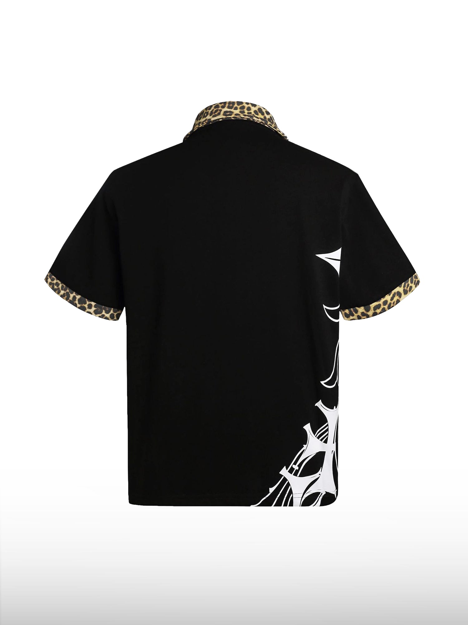 Gothic Cross Leopard Polo