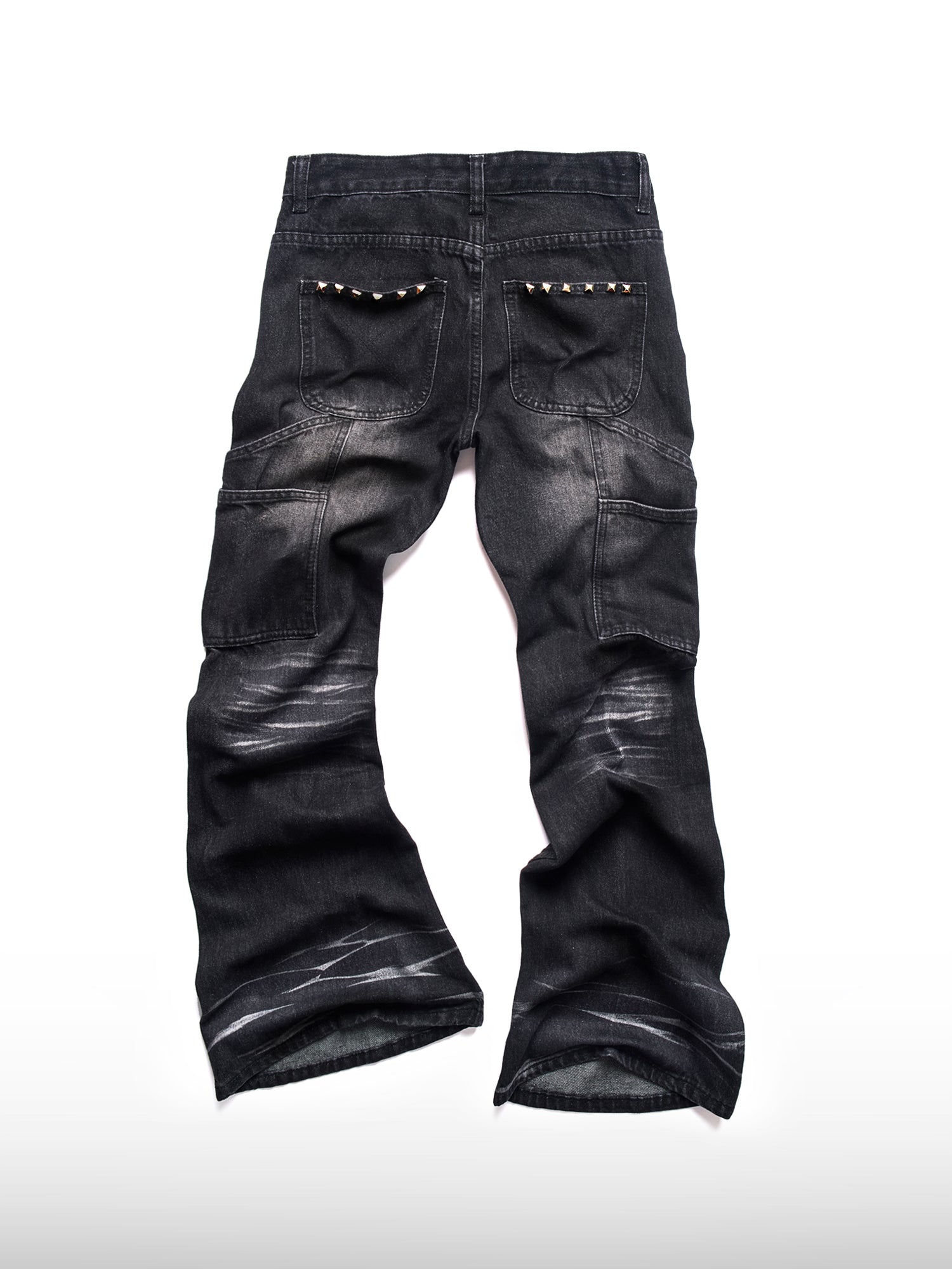 Riot Studded Flare Jeans