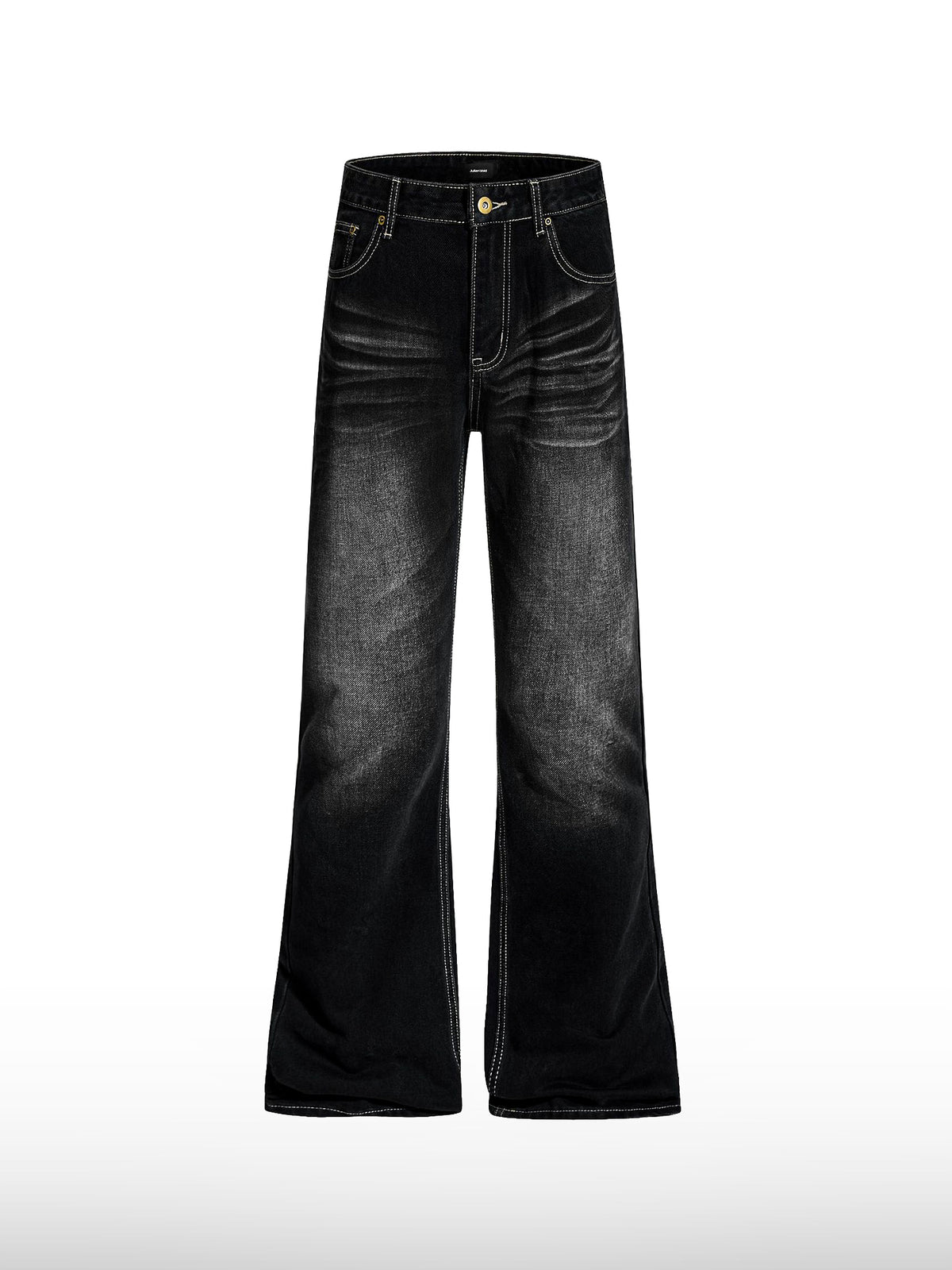 Sleek Black Flare Jeans
