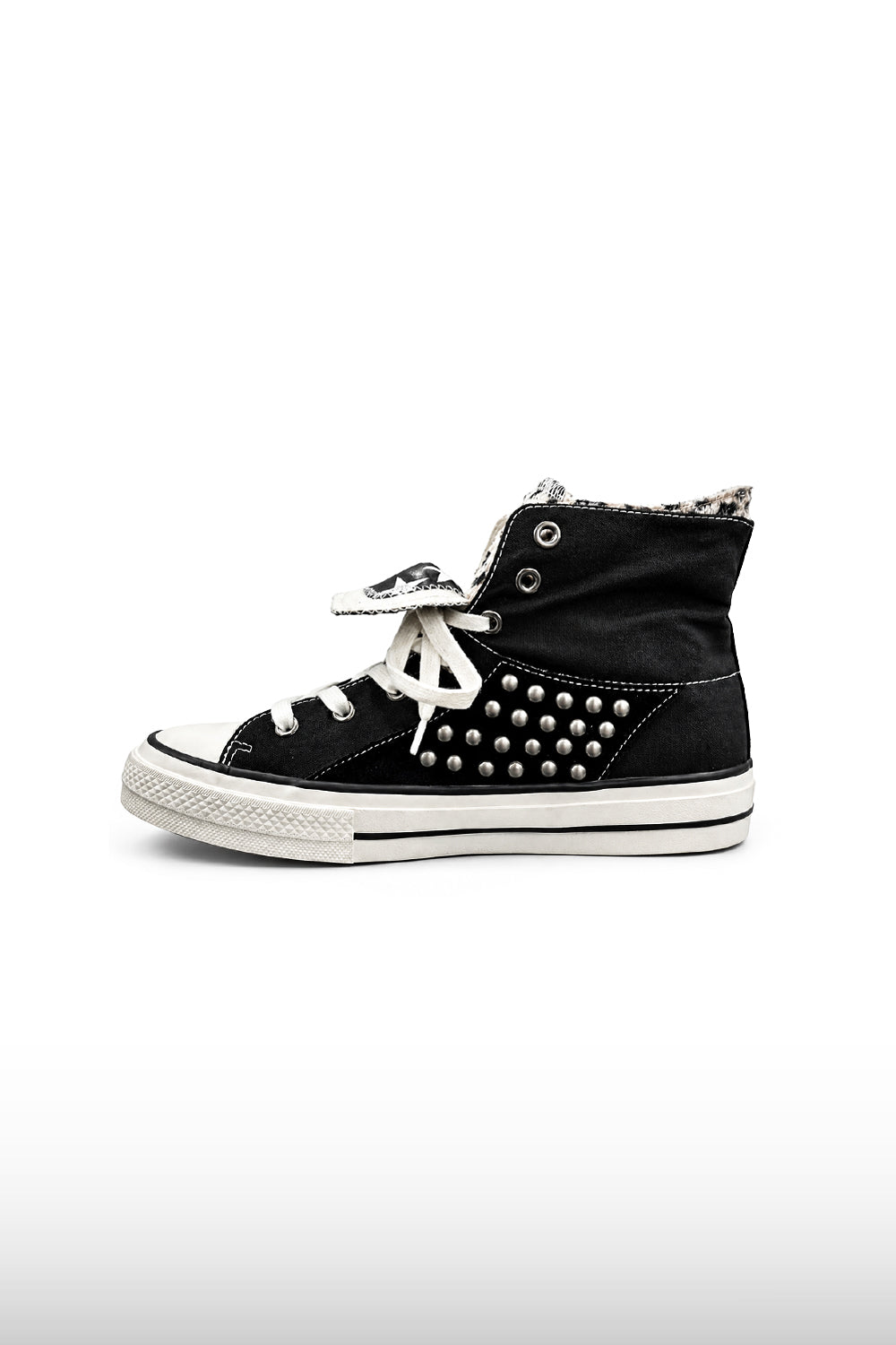 Studded Leopard High-Tops