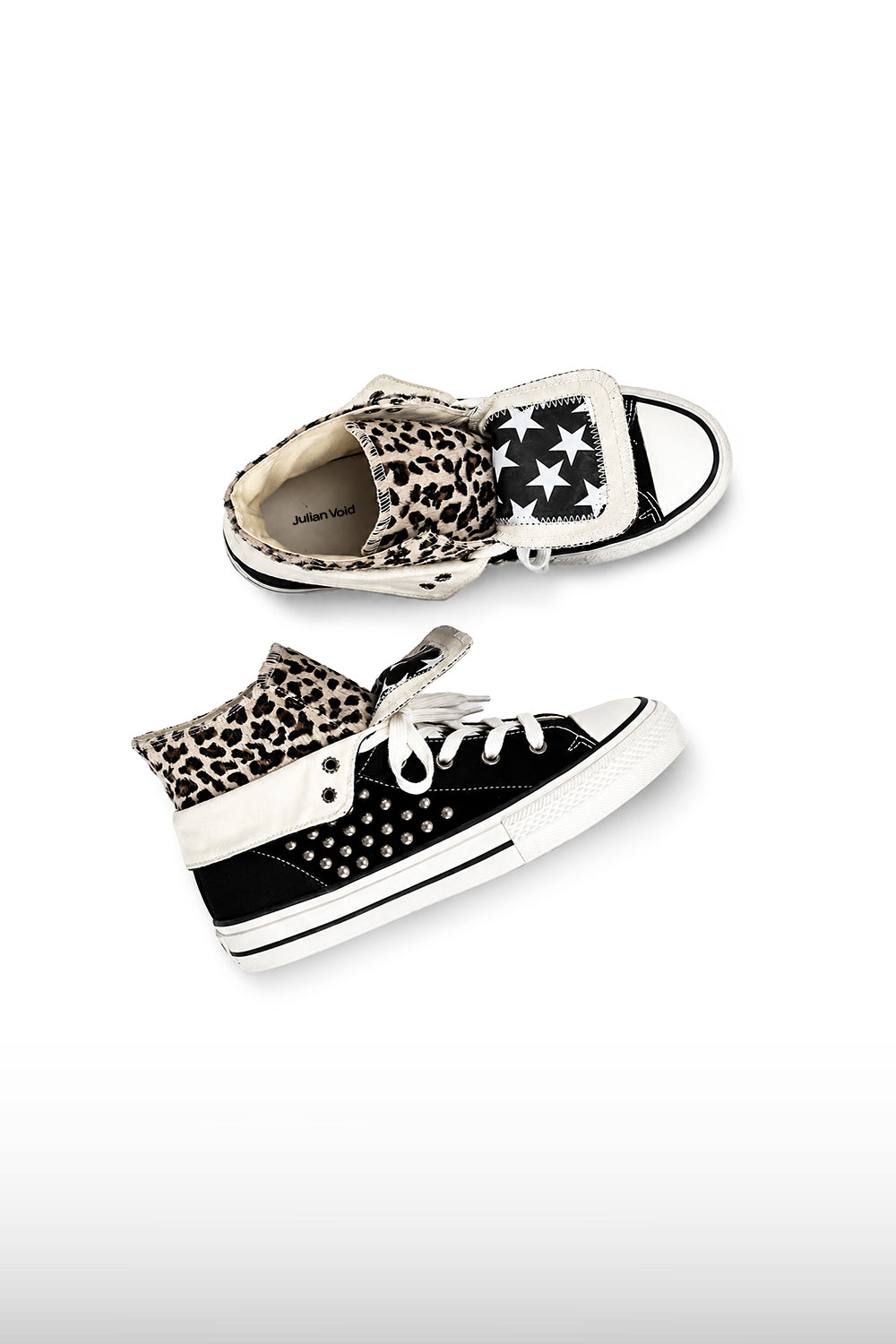 Studded Leopard High-Tops